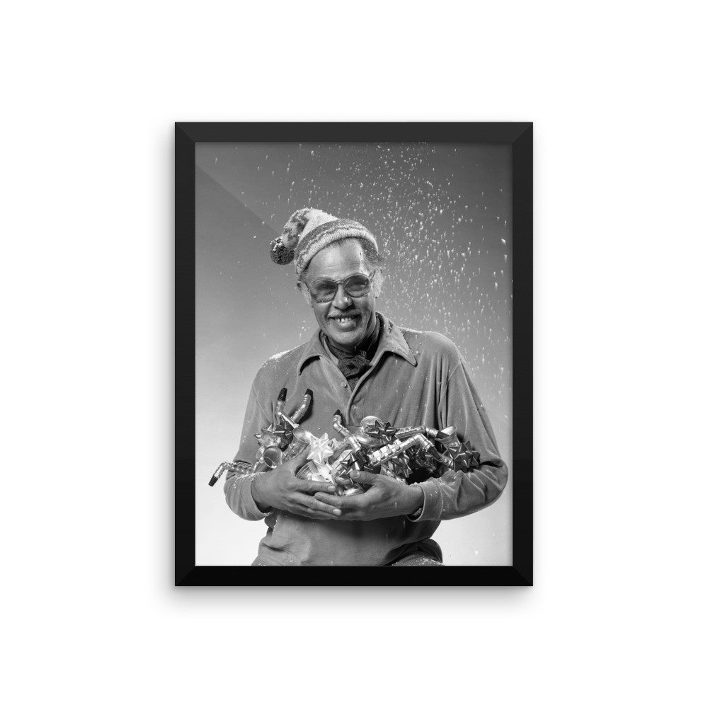 Framed Dexter Gordon Session Photo - "Have Yourself A Merry Little Christmas" (Columbia Records 1980)