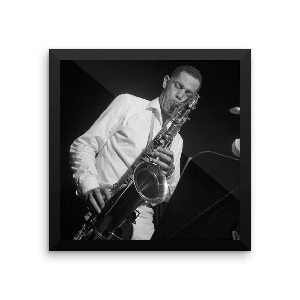 Dexter Gordon High Resolution Framed Blue Note Session Photo