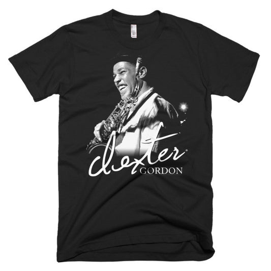 Dexter Gordon Signature T-Shirt: Blue Note Records "Go" Session With FREE MP3 (1962) (B&W)