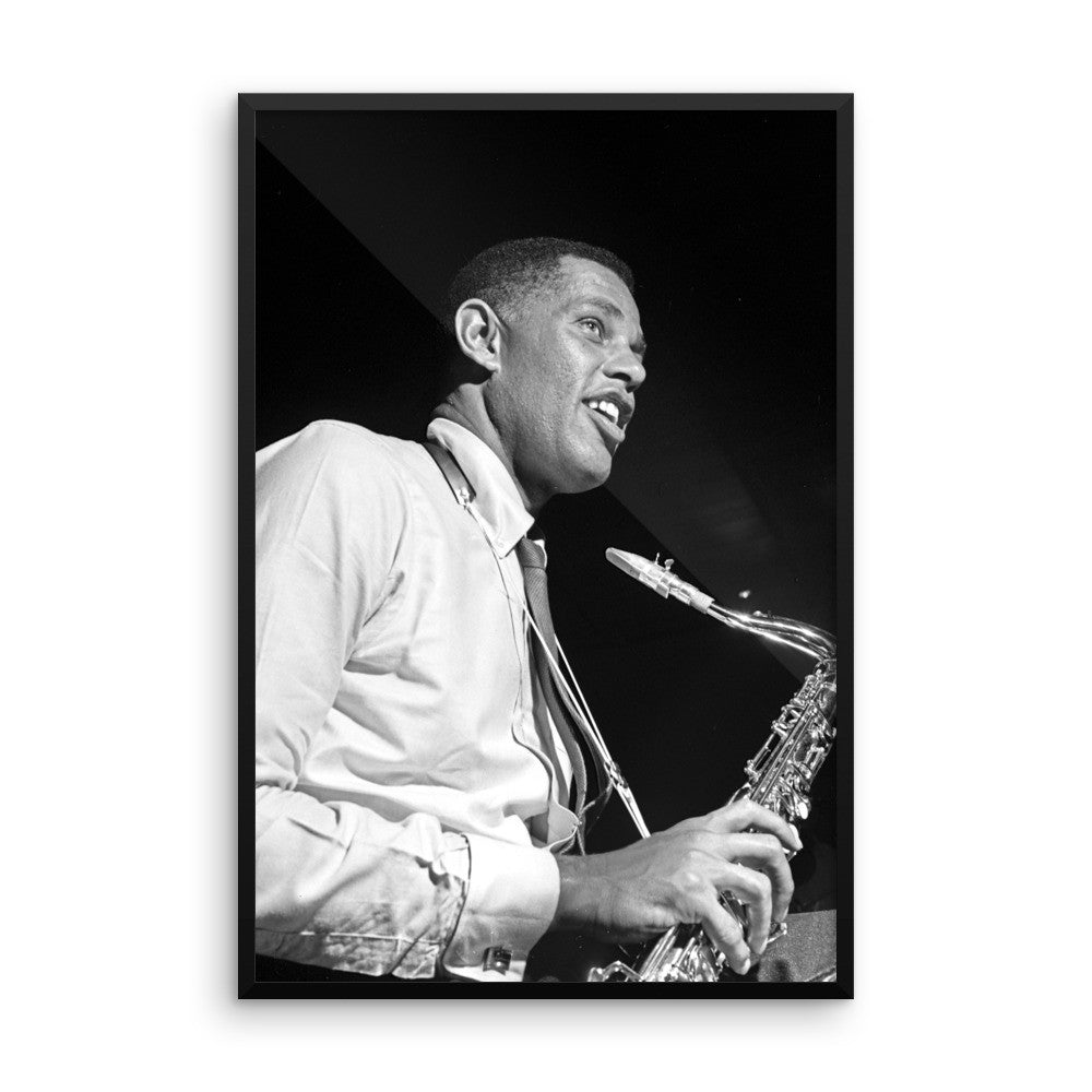 Dexter Gordon High Resolution Framed Blue Note Session Photo ("Doin' Alright" 1961) (B)