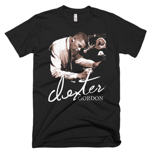 Dexter Gordon Signature T-Shirt: Blue Note (Sepia)